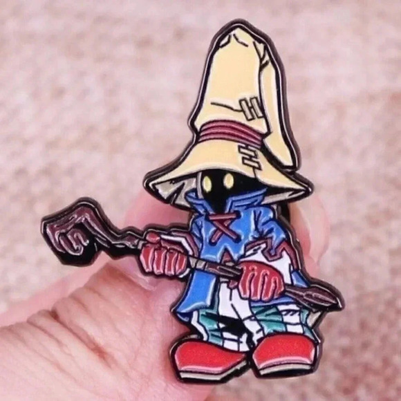 Square Enix Final Fantasy Tactics Black Mage Enamel Pin - Picture 2 of 4
